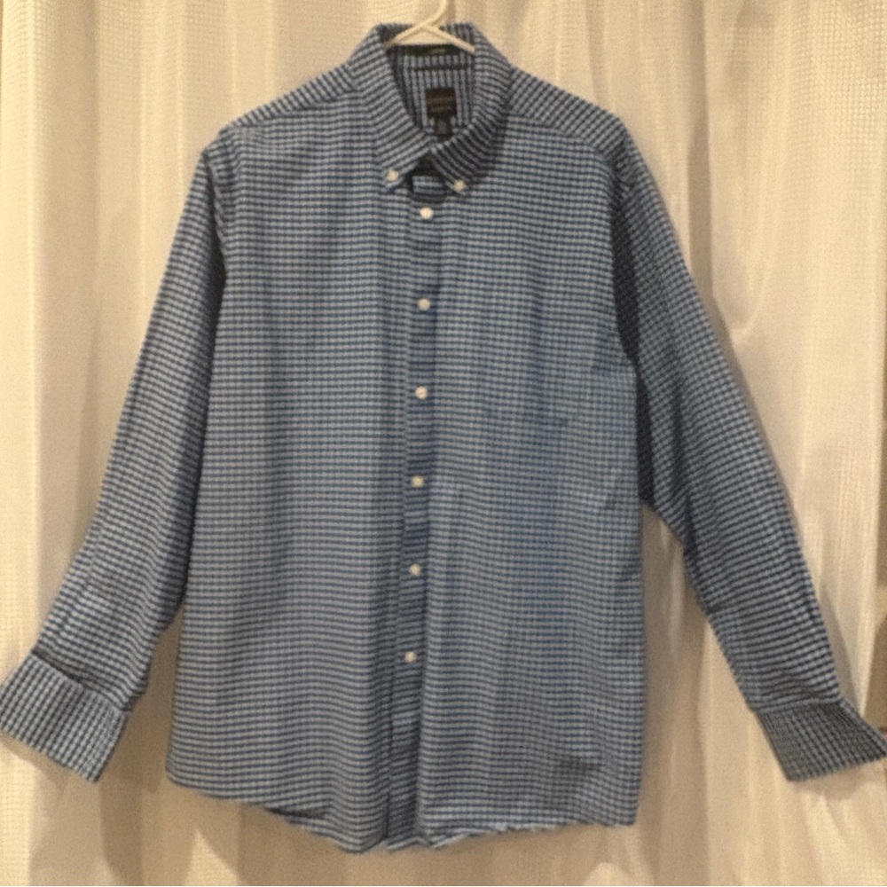 Dockers Battery Street Button Up Long Sleeve Classic Fit Stretch Men’s Shirt XL